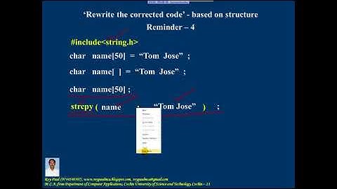 Rewrite the corrected code based on structure