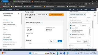 Amazon S3 Cost Explorer screenshot 4