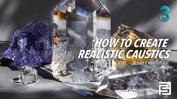 How to create realistic caustics | 3dsmax x Vray tutorial
