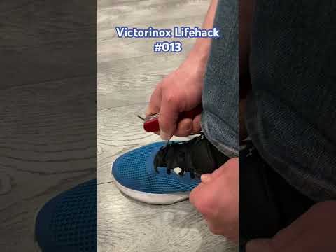 Видео: Victorinox Hook & Shoelaces Lifehack no. 013 #victorinox #lifehack