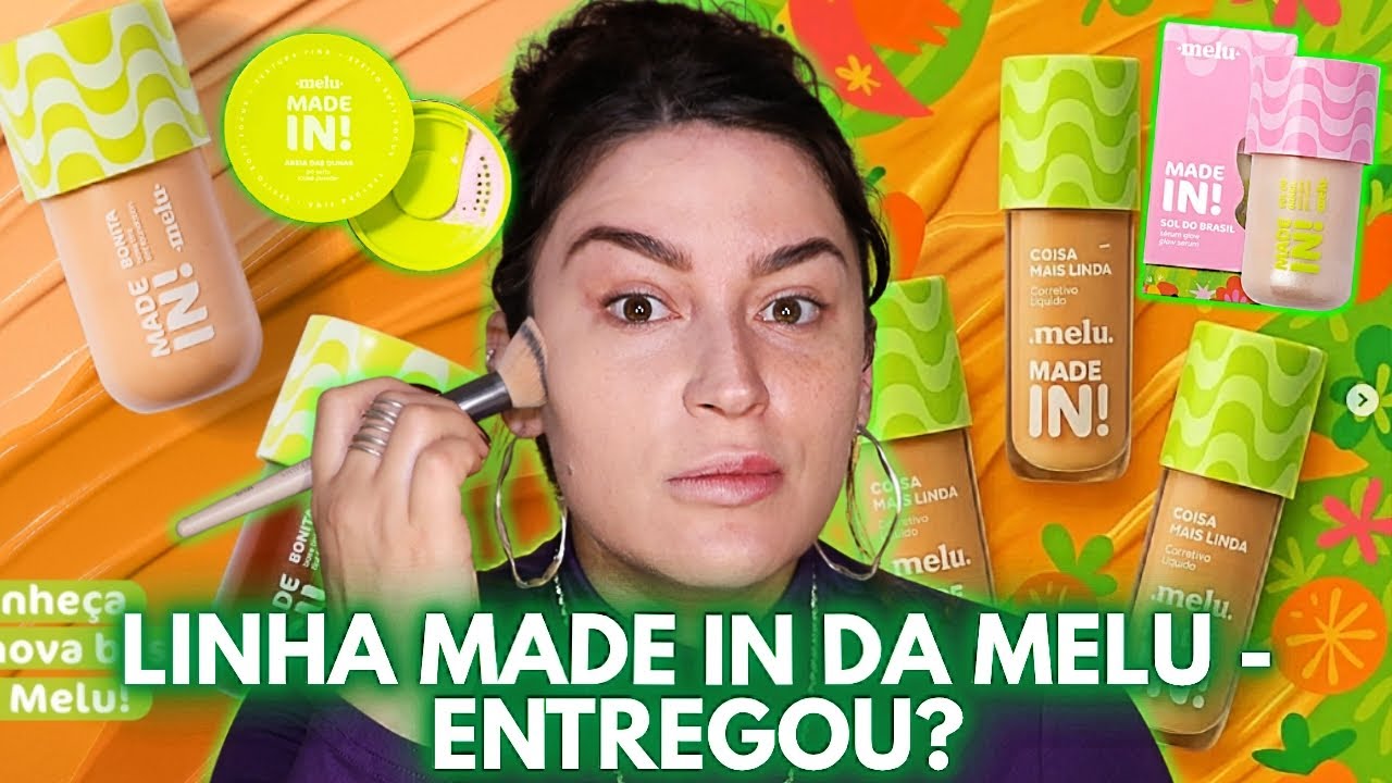 TESTEI A LINHA MADE IN DA MELU - PELE COMPLETA e  TESTE DE DURABILIDADE!