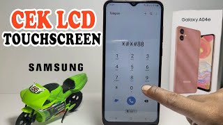 Cara Cek LCD Samsung A04, A04e Dan A04s