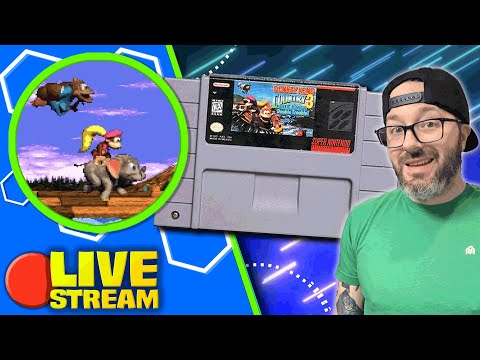 Donkey Kong Country 3  SNES  (First time playing) - Live Stream With Russ Lyman