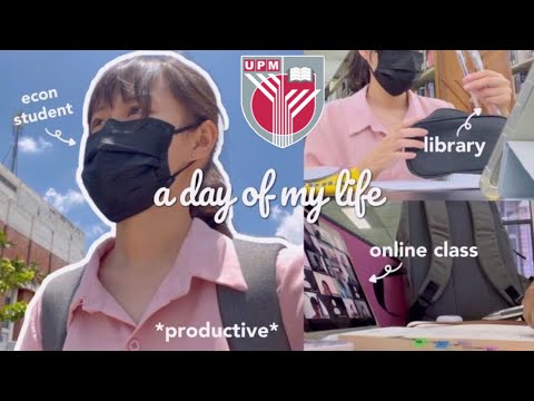 A day in my life as an Economics Student @UPM??‍?econ school study??马来西亚博特拉大学经济学系?我在大学的一天