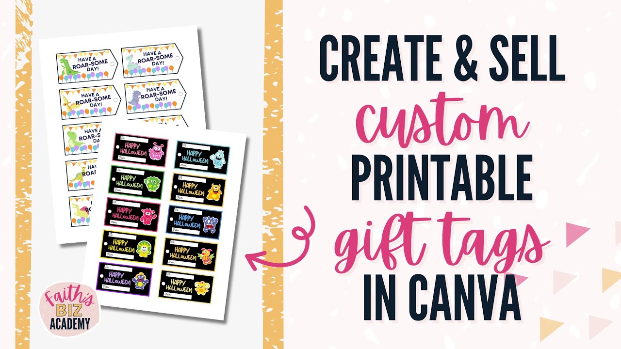 DIY Printable Gift Tags In Canva - YouTube diy-printable-gift-tags-in-canva-youtube