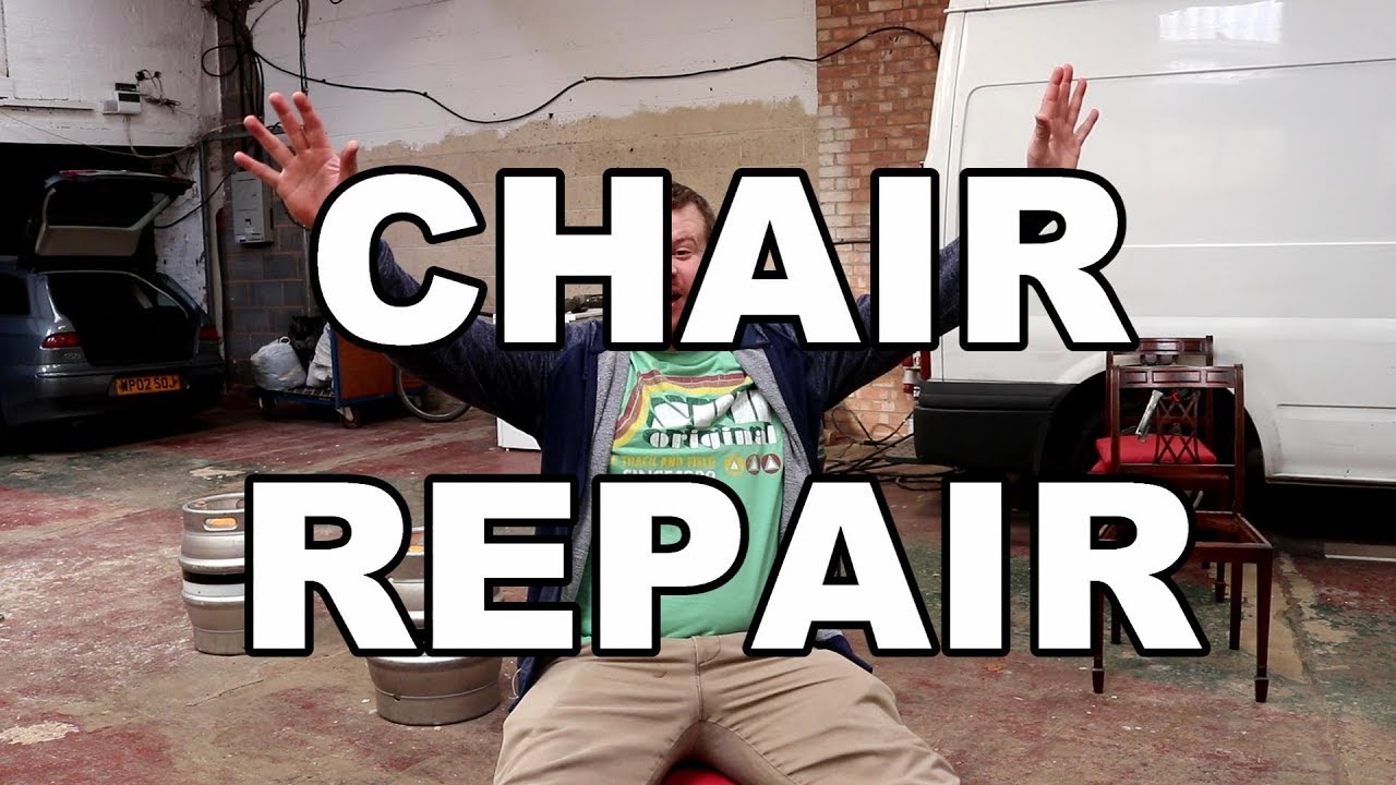 Faux Leather Chair Reupholster YouTube
