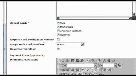 Payment Settings PayPal Pro Direct Payment