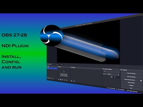 Обложка из OBS PLUGIN - NDI - Настройка, управление, запуск (на английском)