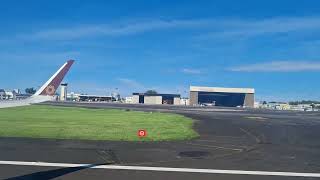 Mauritius flight takeoff