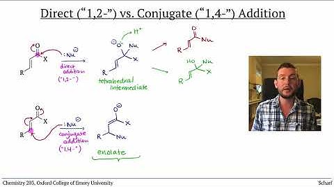 Conjugation 7: Direct vs. Conjugate Addition to α,β-Unsaturated Carbonyls
