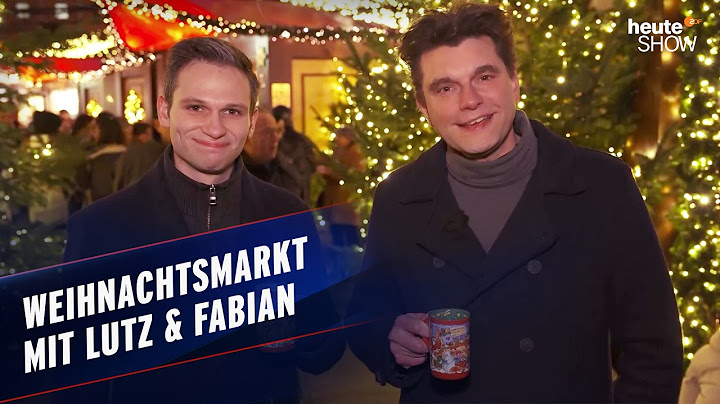 Niemand will Politik an Weihnachten! Lutz & Fabian am Glühweinstand | heute-show vom 13.12.2024