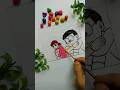 Nobita Shizuka Glass Painting Nobita Shizuka Love Painting Shorts Youtubeshorts Nobita 