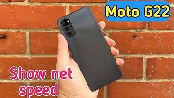 Show Net Speed In Motorola G22, How To Show Internet Speed In Motorola G22,Motorola G22