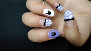 Beautiful nail art tutorial || nail art at home🏠....