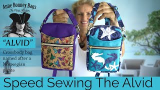 Bag Making Tutorial - Dyi Crossbody Bag - Speed Sewing The Alvid From Anne Bonney Bags