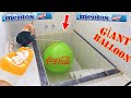 Experiment Coca Cola And MENTOS &amp; İn The Pool Giant BALLOON in Test  Green 1