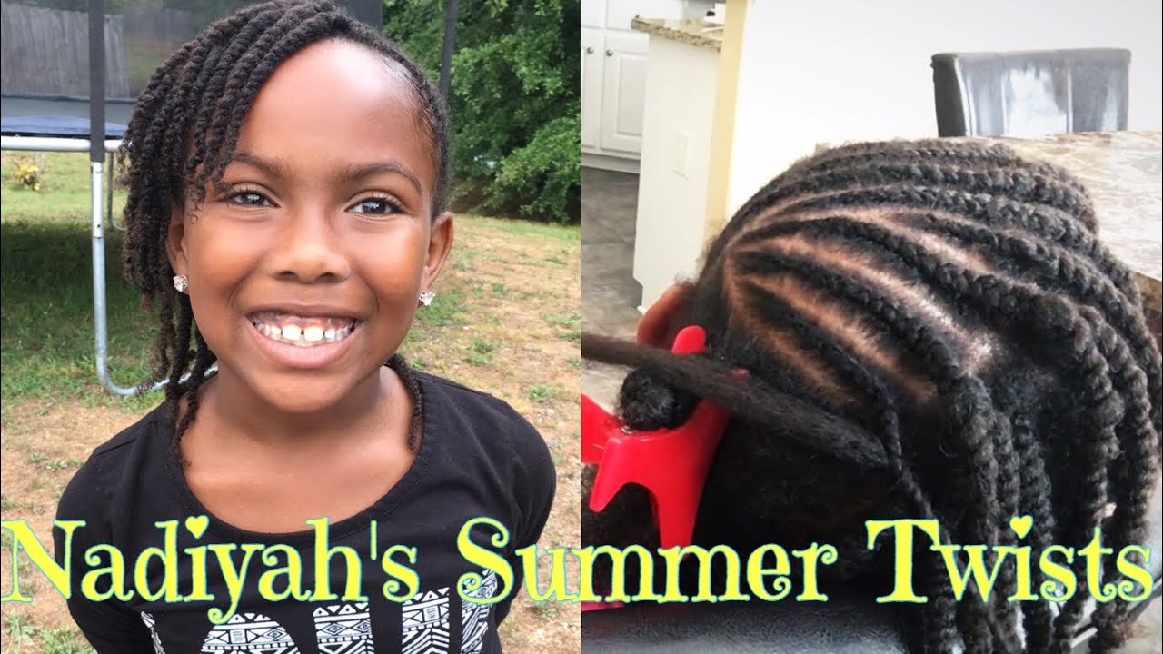 Summer Protective Style Natural Hair Kids Youtube