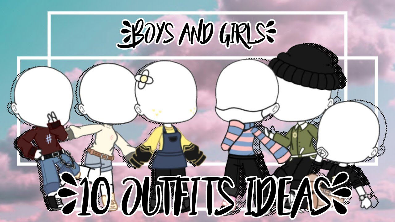 10 Outfits For Boys And Girls Aesthetic Vintage Soft Part 02 Gacha Club Youtube