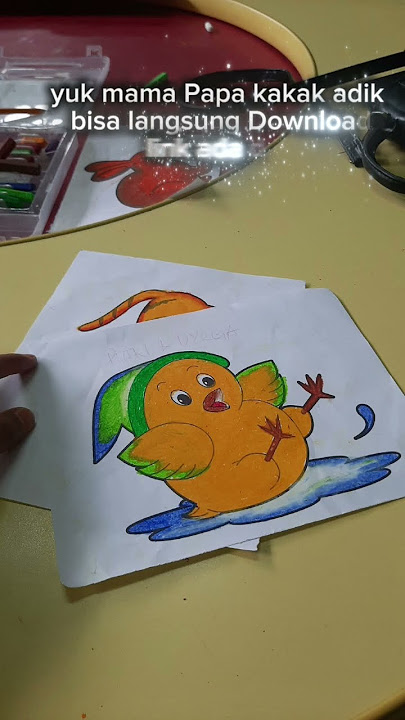 kembangkan kreativitas dengan gambar mewarnai