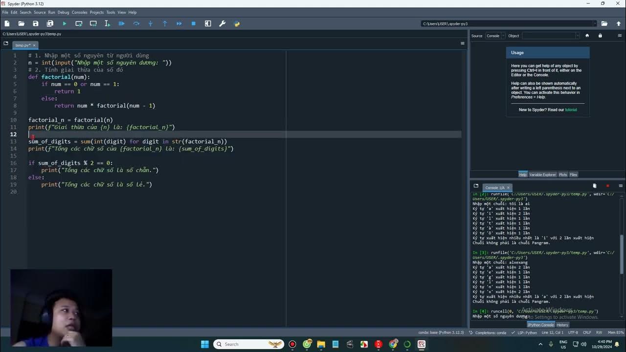 Check if sum of digits is even or odd using Python - YouTube