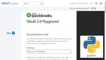 Using Intuit oAuth2.0 API Client with Python for QuickBooks Customer and Accounting Data