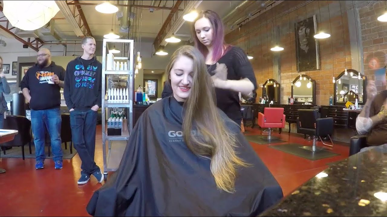 Melissa Francis: St Baldrick's Shavee