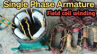 Single phase Armature Field Coile Winding || Alternator field Coile Rewinding
