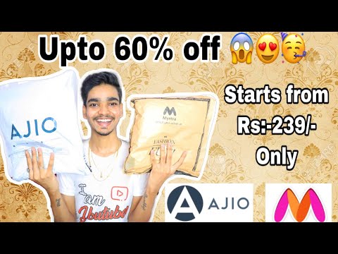myntra haul | ajio haul | Starts From 209 Rs only | Shirts,T-shirts,Jogger,Shorts,Shoes
