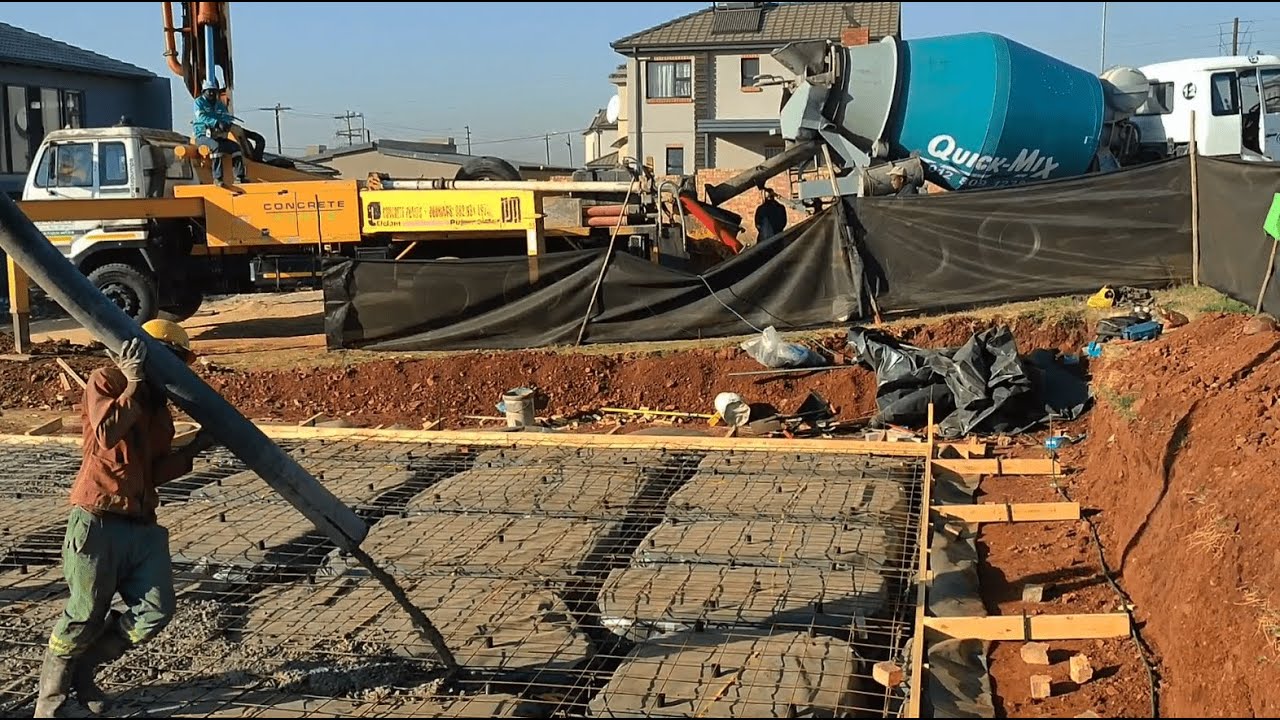 Step 11 -- Concrete Day | Owner Building In South Africa