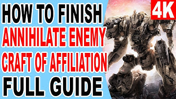 ARMORED CORE 6 How to Finish Annihilate Enemy Craft of unknown Affiliation PS5 Console