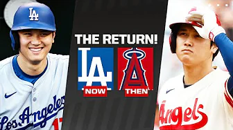 FULL FIRST AT-BAT: Shohei Ohtani returns to Angel Stadium as a member of the Dodgers! | 大谷翔平ハイライト thumbnail