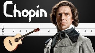 nocturne 20 in c sharp minor, op. posth. - chopin guitar tabs, guitar tutorial