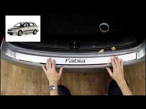 Наклейка на задний бампер для Skoda Fabia универсал #наклейки от #style45