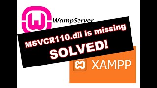 Solved: FIX WAMP Server MSVCR110.dll is Missing