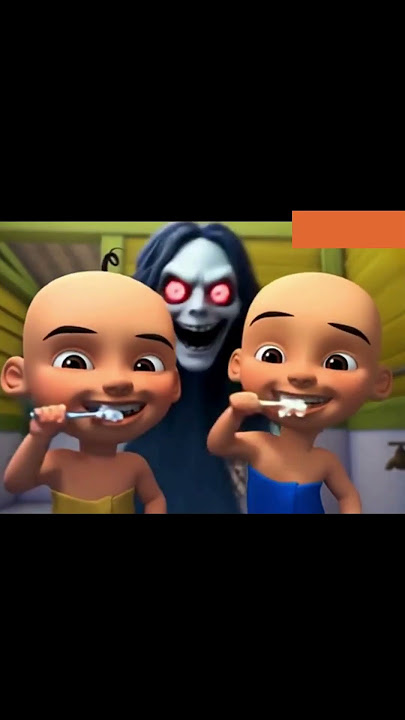 ADA HANTU DIKAMAR MANDI #ghoststories #upinipin #cartoon #trending