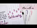 Plan With Me | February 2020 Bullet Journal Setup