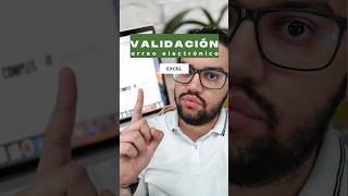 Validación de correo electrónico en Excel #excel #aprendeexcel #tipsexcel #retoshorts30 #aprende