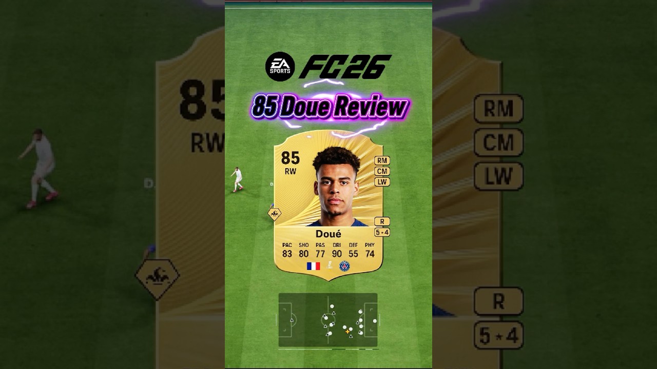 85 Desire Doue Player Review EAFC26