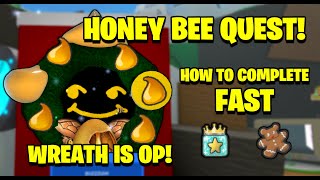 Honey Bee Quest! How To Complete FAST! - Bee Swarm Simulator