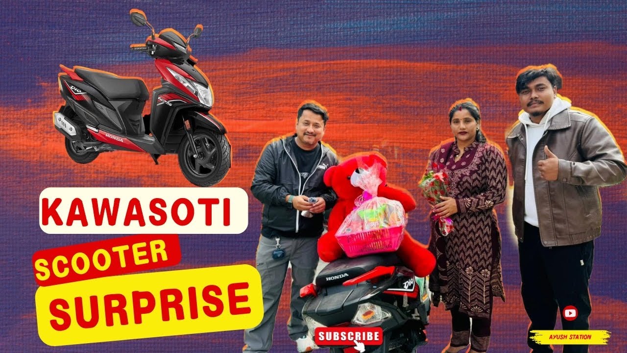 Kawasoti Scooter Surprise | Buda Le Budi Lai Prank |  ​⁠@binodbishwokarma8172 ​⁠@NirajPanthi94