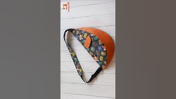 How to Make a Half Moon Sling Bag | Half Round Sling Bag Tutorial | Free Sewing Pattern