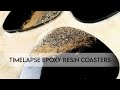 Timelapse Epoxy resin coaster art (Philippines)