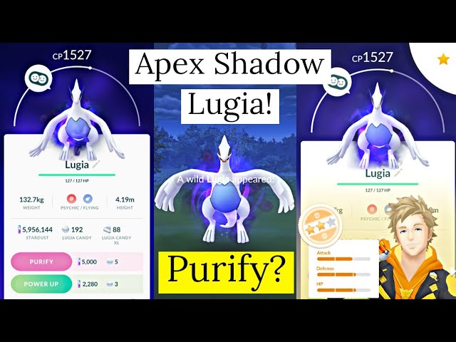 SHINY LUGIA with AEROBLAST Pokémon GO, DraculVlad