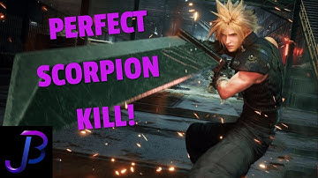 No Damage / No Item Scorpion Sentinel Kill (Normal) | Final Fantasy VII Remake Demo
