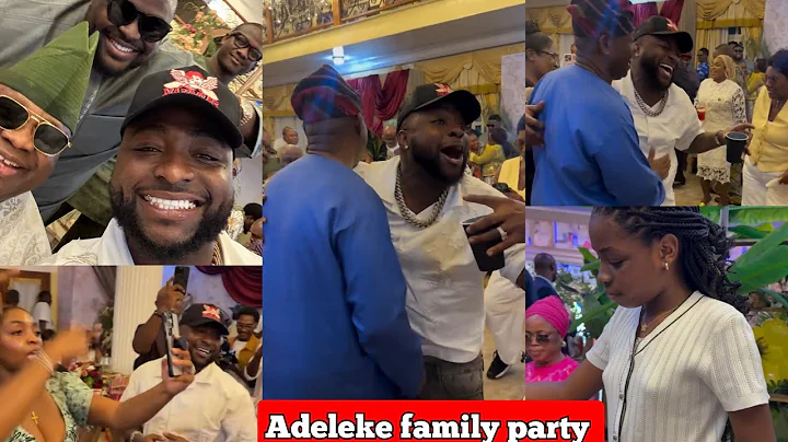 Davido dance with Billionaire father Deji Adeleke at the family mansion 