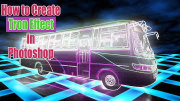 How to Create Tron Effect in Photoshop.