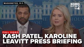 FBI Dir. Kash Patel + Press Sec. Karoline Leavitt speak on China deal, government shutdown, and more