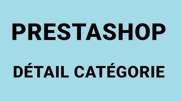 PrestaShop 8 : Détails d