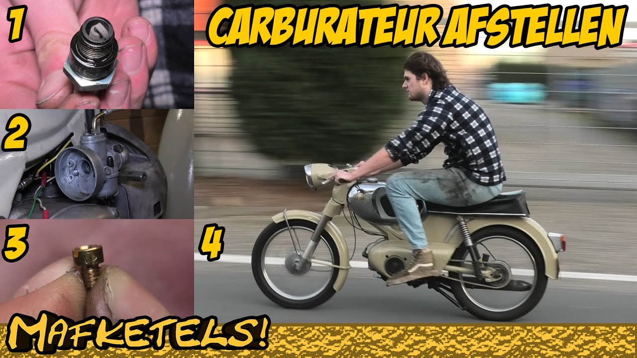 HOE Kreidler Florett Carburateur AFSTELLEN