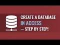 Microsoft Access Tutorial for Beginners | How to Create a Database Step-by-Step